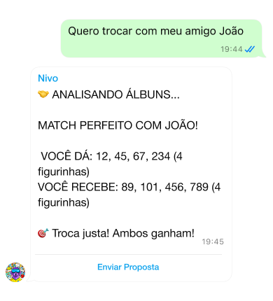 Encontre trocas perfeitas de figurinhas da Copa 2026 com seus amigos