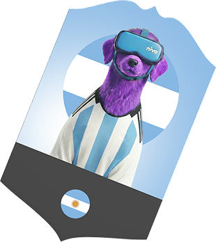 Figurinha da seleção da Argentina na Copa 2026